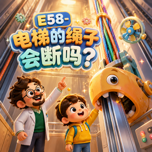 E58-电梯的绳子会断吗?|交通工具与机械