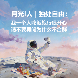 月光I人 | No.14 - i人独处自由：我一个人吃饭旅行很开心，请不要再问为什么不合群