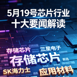 芯片缺席中美经贸磋商！芯片行业十大要闻解读 (0519)