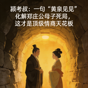 颍考叔：一句“黄泉相见”化解郑庄公母子死局，这才是顶级情商天花板