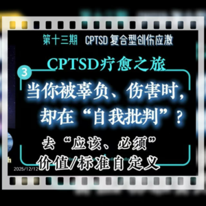 旷野漫谈||第十三期（3）当被伤害、被辜负时，你是否还在“自我批判”？
