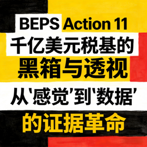DAY.34 BEPS Action 11 千亿美元税基的黑箱与透视——从"感觉"到"数据"的证据革命