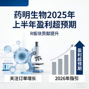 药明生物-2025 年上半年初步盈利超预期