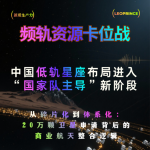 星空之上没有谦让:解码中国20万颗卫星背后的国家战略 频轨资源卡位战