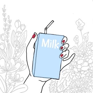 喝牛奶的克莱尔