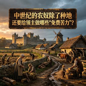 中世纪的农奴除了种地，还要给领主做哪些“免费苦力”？#助眠 #历史故事 #睡前故事 #助眠故事