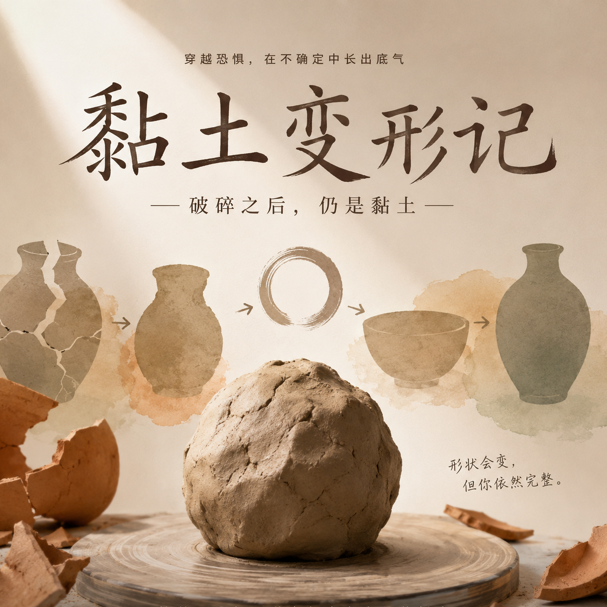 30 – 破碎之后，仍是黏土：穿越恐惧，在不确定中长出底气 episode artwork