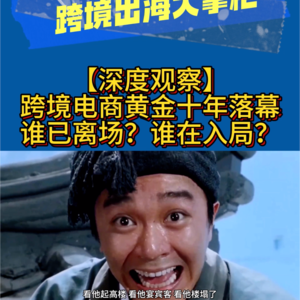 【深度观察】黄金十年落幕，谁已离场？谁在入局？跨境电商的生死路口，你选哪条路？