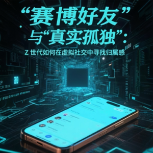 “赛博好友”与“真实孤独”:Z世代如何在虚拟社交中寻找归属感