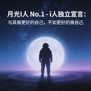 月光I人 | No.1 - i人独立宣言：与其做更好的自己，不如更好的做自己