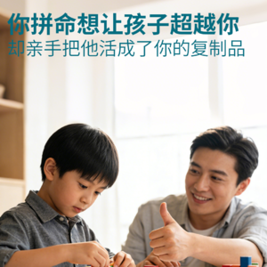 你拼命想让孩子“超越你”，为什么他却活成了你的翻版？