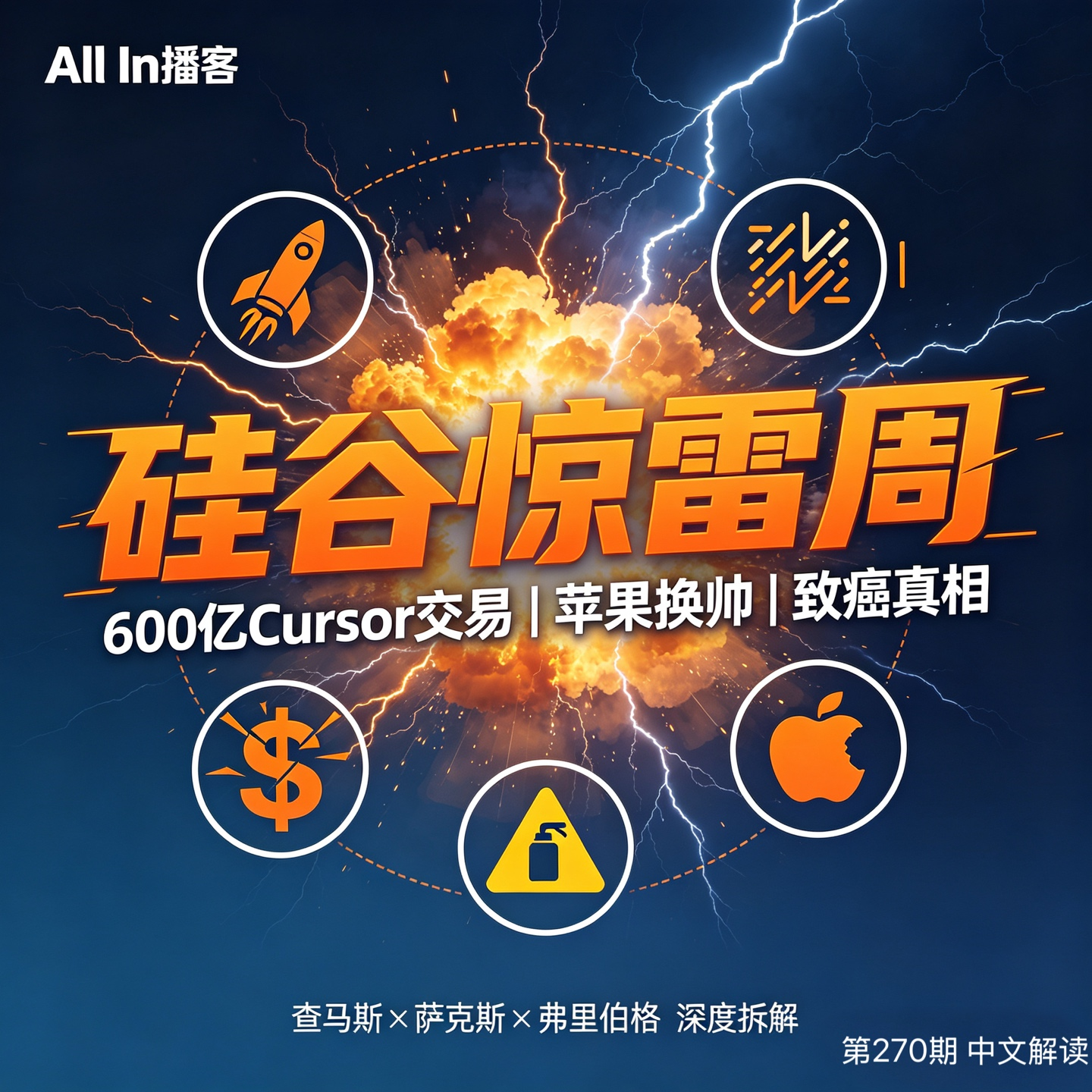 EP05.硅谷惊雷：600 亿 Cursor 交易、SaaS 崩盘、苹果换帅与致癌除草剂真相 episode artwork