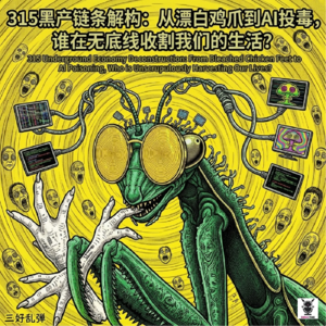 三好乱弹 - 315黑产链条解构：从漂白鸡爪到AI投毒，谁在无底线收割我们的生活？