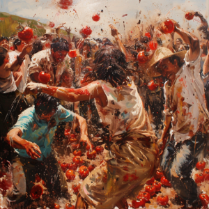 奇趣节日——西班牙的番茄大战（La Tomatina）
