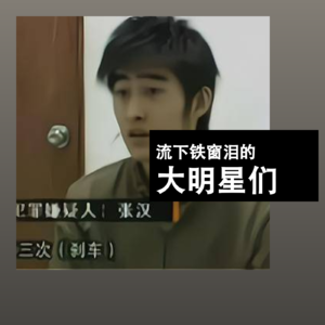 流下铁窗泪的大明星们