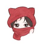 戴金丝眼睛的帽子