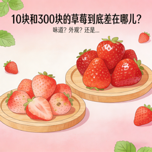 10块和300块的草莓到底差在哪儿？