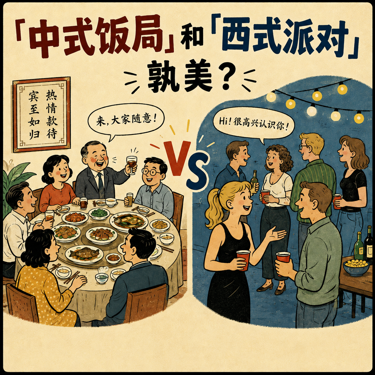 387「中式饭局」和「西式派对」，孰美？