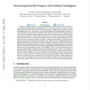 【第653期】CUSP：人工智能预测科学进展基准研究