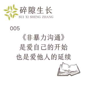 005 《非暴力沟通》:是爱自己的开始,也是爱他人的延续