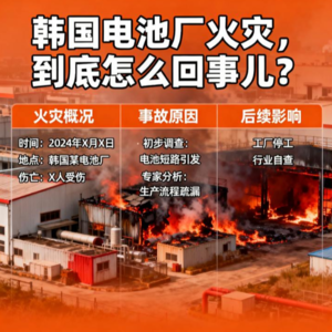 韩国电池厂火灾，到底怎么回事儿？