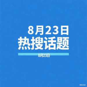 8-23微博热搜、百度热搜、网易热搜、腾讯热搜、今日头条热搜