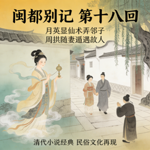 第十八回《月英显仙术弄邻子，周拱随妻遁遇故人》