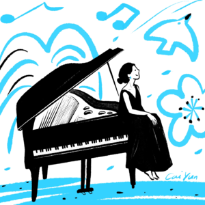 Vol.8 即兴钢琴家蔡韵：在一个没人认识我的小岛，我听见了自己