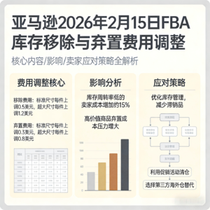 亚马逊FBA费用调整 2月15日生效