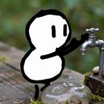 闭着眼刷牙