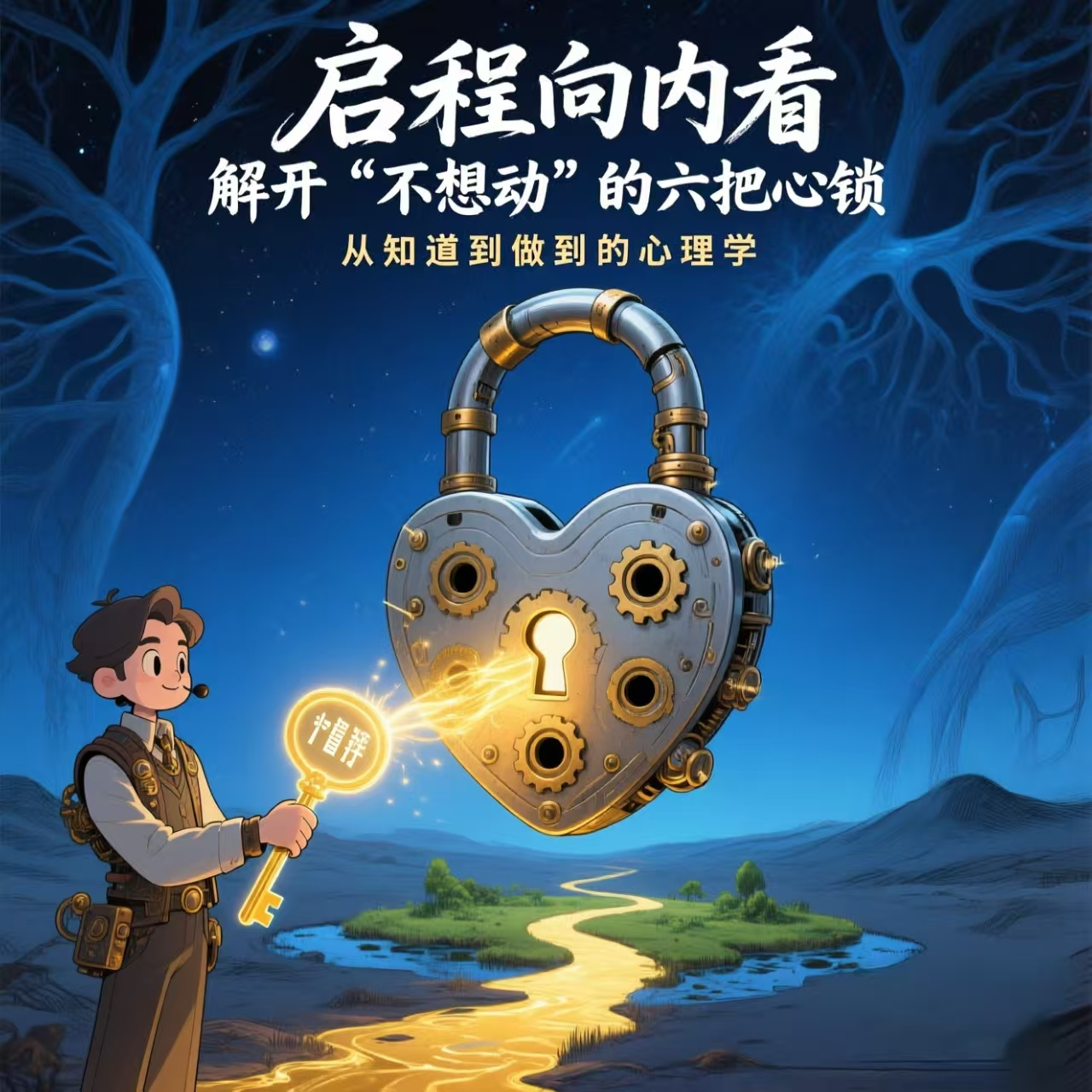 《启程向内看》-解开“不想动”的六把心锁：从知道到做到的心理学 episode artwork