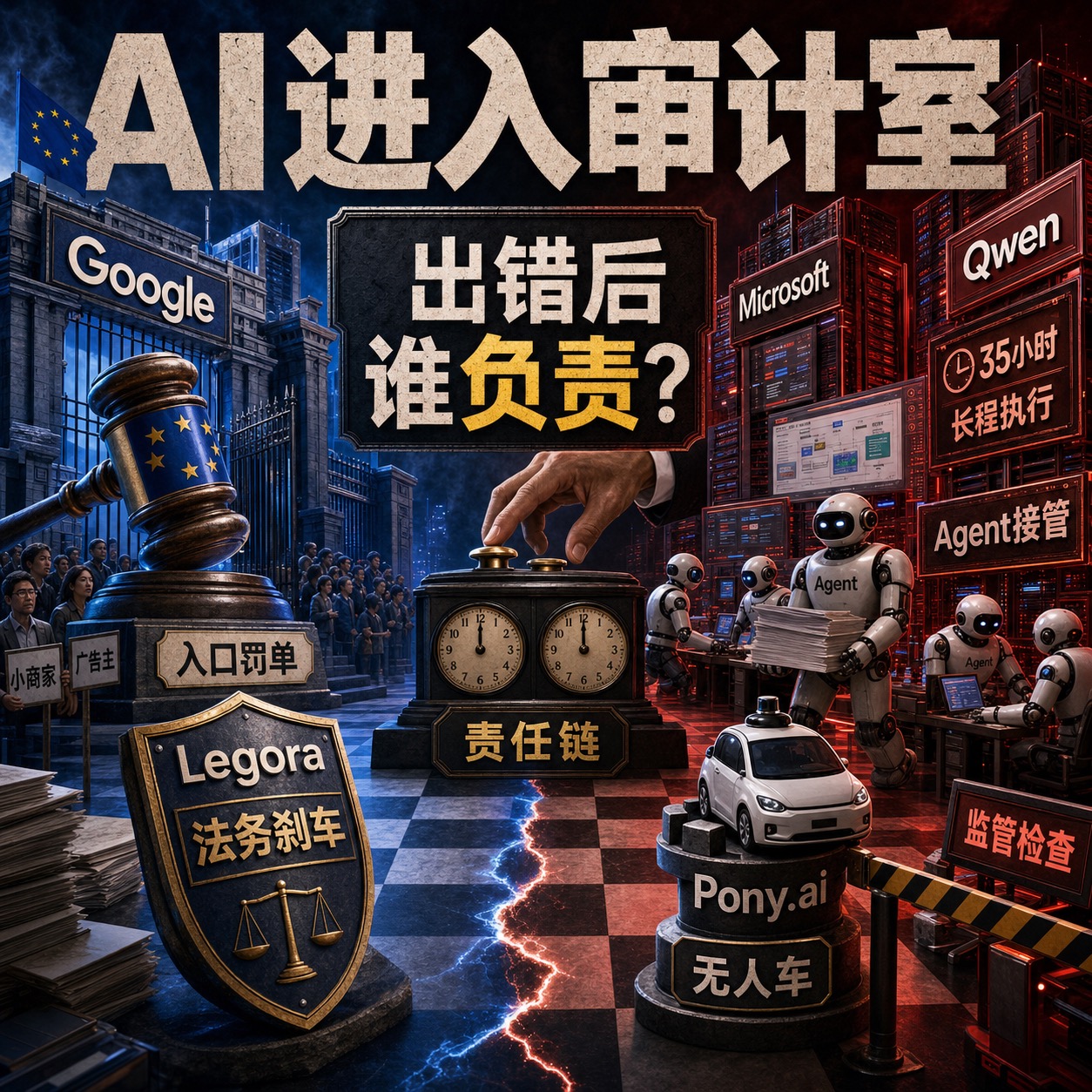 欧盟罚谷歌、微软推代理、阿里秀长程：AI能交给流程吗 episode artwork