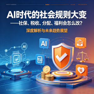 第八期：AI时代的社会规则大变——社保、税收、分配、福利会怎么改？