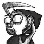 拿黑镰刀办事的