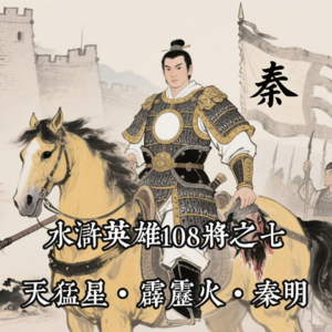 水浒英雄108之七 天猛星・霹雳火・秦明:工具化悲剧与武人宿命