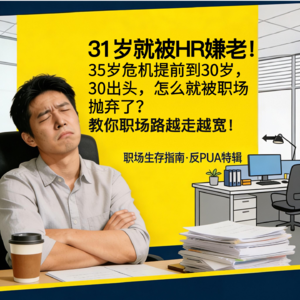 我才30 出头，怎么就被职场抛弃了？