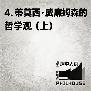 《庐中人语》第4期 蒂莫西·威廉姆森的哲学观（上）
