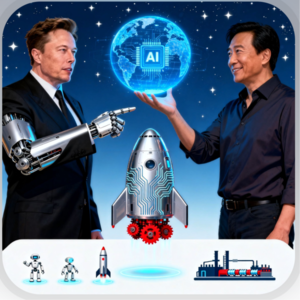 马斯克与黄仁勋的科技对谈