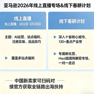马年启新 出海当燃！ 亚马逊3月活动日历抢先看