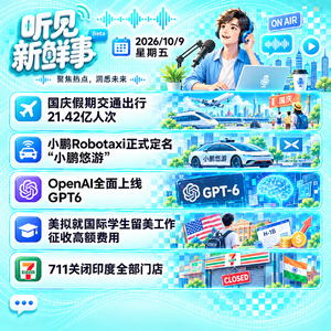 1009|创业板指创新低;OpenAI上线GPT6;711退出印度