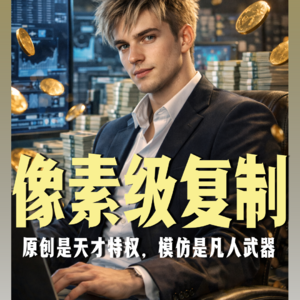 模仿不是抄袭,是降维打击:硅谷大佬教你如何用「像素级复制」跃迁