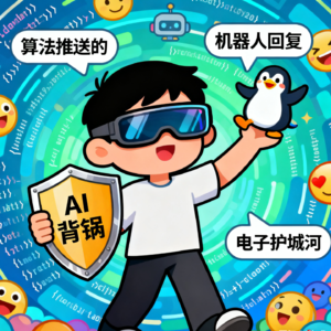 喜人音波：年轻人的 “AI 背锅 + 表情包发疯” 生存学