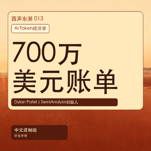 AI Token供需死局:700万美元Claude账单背后的算力战争|中文译制版