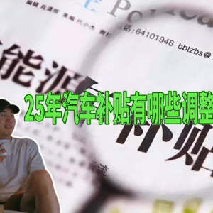 买车大利好！2025年汽车补贴有哪些调整