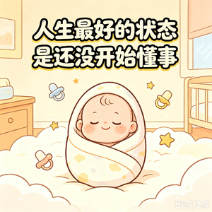 刚出生的孩子很幸福，毕竟无债一身轻啊！[吐槽脱口秀]