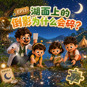 E13-湖面上的倒影为什么会碎?