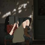 她带着火星子走了