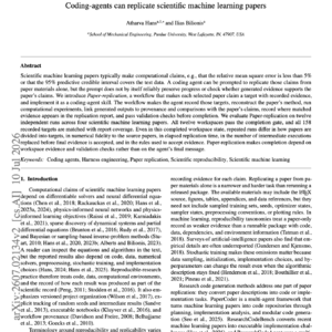 【第706期】Paper-replication:科学机器学习的编码代理工作流