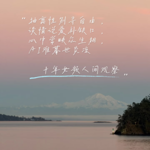 140. 抽离性别寻自由，谈情说爱补缺口，心中常映众生相，AI难摹世炎凉——十年女频人间观察