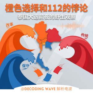 Vol.11｜橙色选择和112的悖论：泰国大选前夜的野生人类学观察